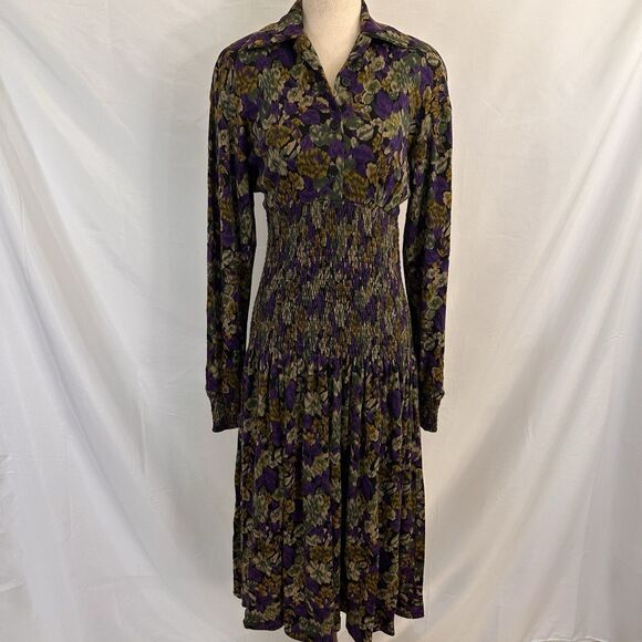 VTG KOOS Van Den Akker Womens Button Down Dress Pattern Midi - Picture 1 of 7